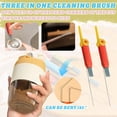 thumbnail image 4 of 5pcs Straw Brush Multi-Function Cup Cover Gaps Brush for Kids Bottle and Nipple Cleaning, 4 of 6
