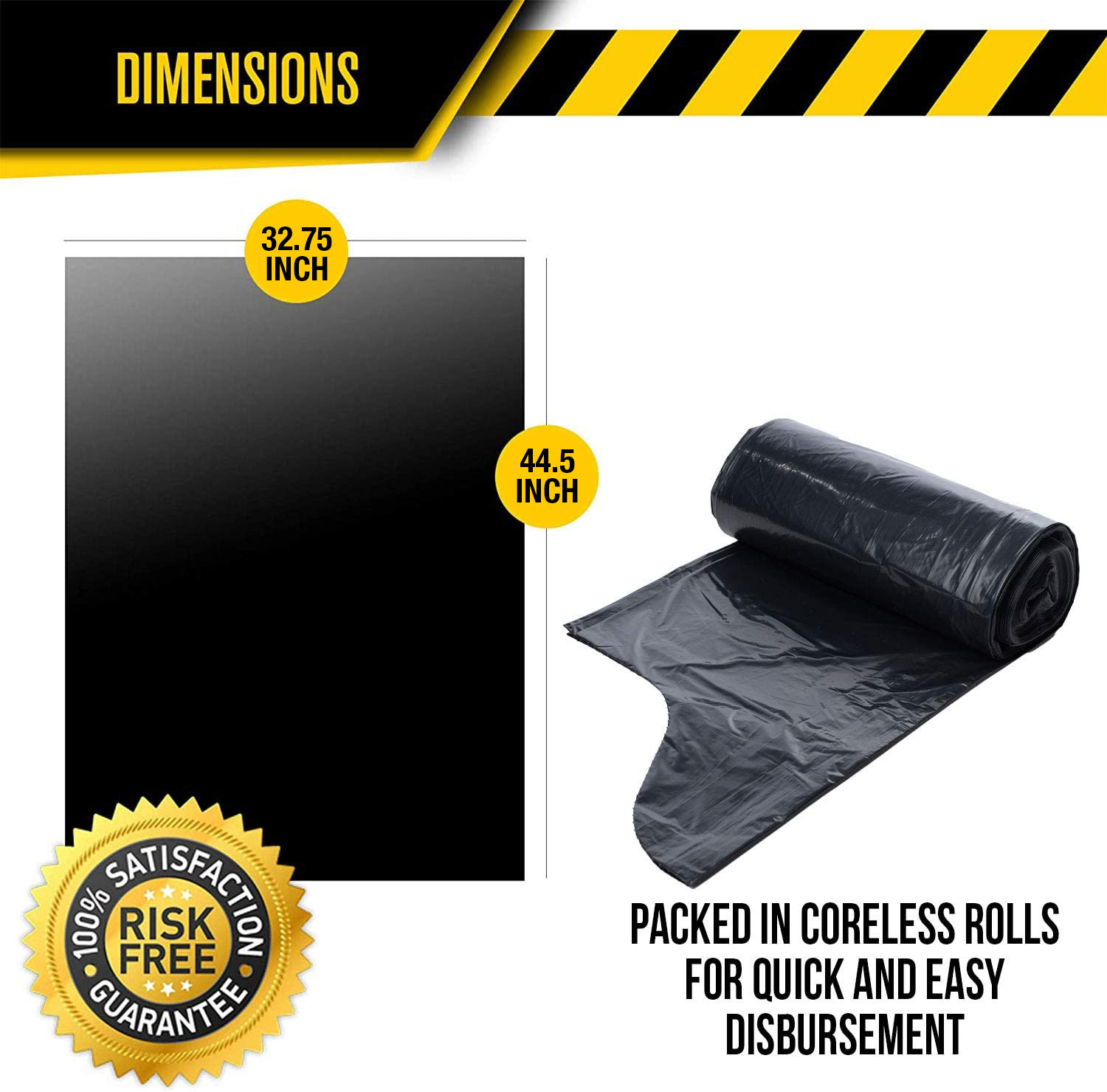 Ultrasac Heavy Duty Contractor Bags, 42 Gallon, 20 Count photo 3