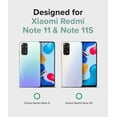 thumbnail image 2 of Ringke Fusion Matte Case Compatible with Xioami Redmi Note 11 / 11S, Translucent PC Back TPU Bumper Drop Protection Phone Cover - Clear, 2 of 9