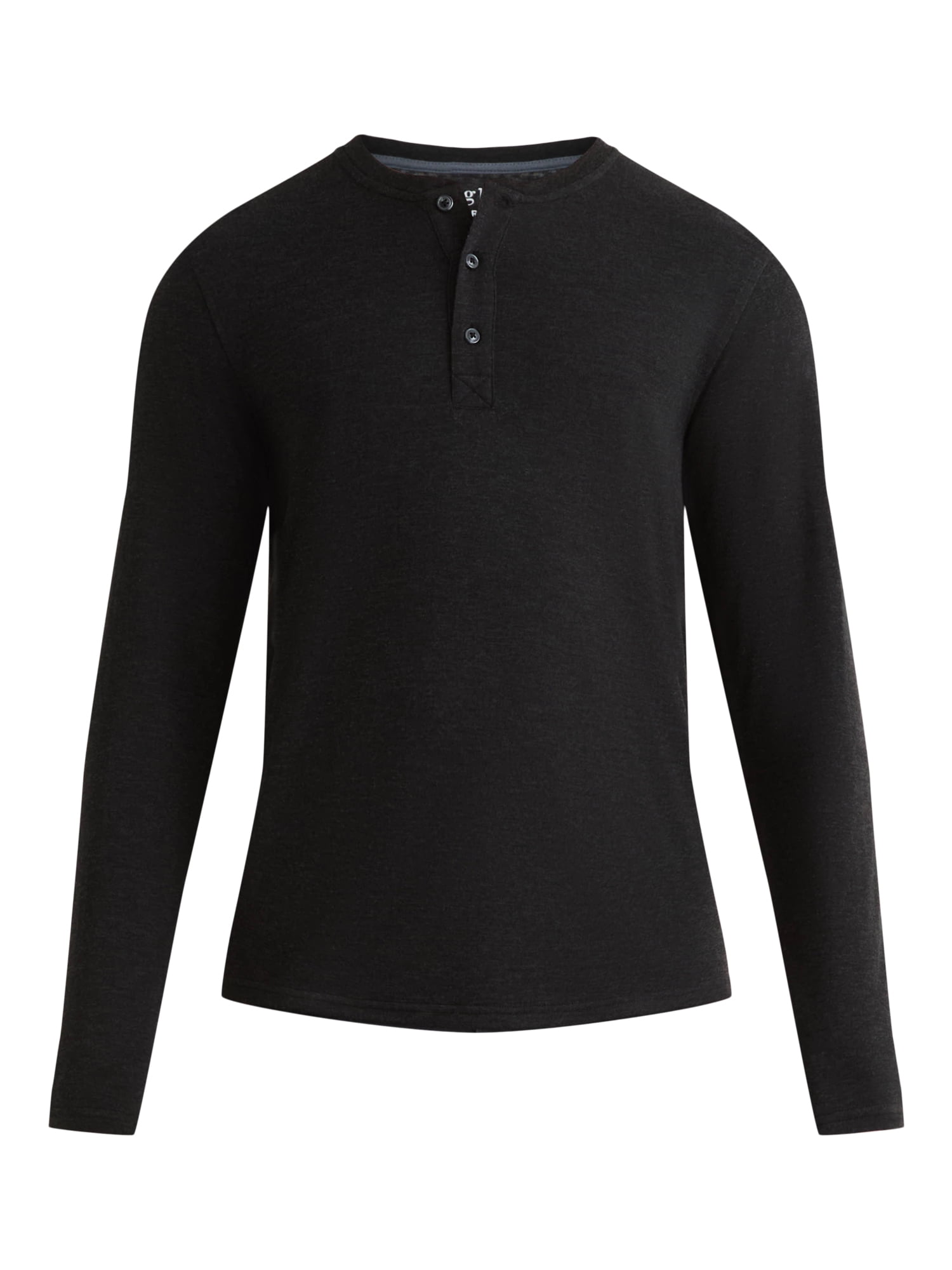 George Men's& Big Men's Double Knit Henley, Sizes S-3XL