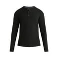thumbnail image 4 of George Men's& Big Men's Double Knit Henley, Sizes S-3XL, 4 of 5
