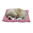 thumbnail image 1 of Plush Dog Model Simulation Animal Toy Sleeping Dog Model Kids Plush Stuffed Doll with Sound, 1 of 3