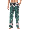 thumbnail image 4 of Tropical Palm Leaves Ghost Pajama Pants, Men's Lounge Pants Light with Drawstring and Pockets, Christmas New Year Birthday Father's Day Gifts, X-Large, 4 of 7