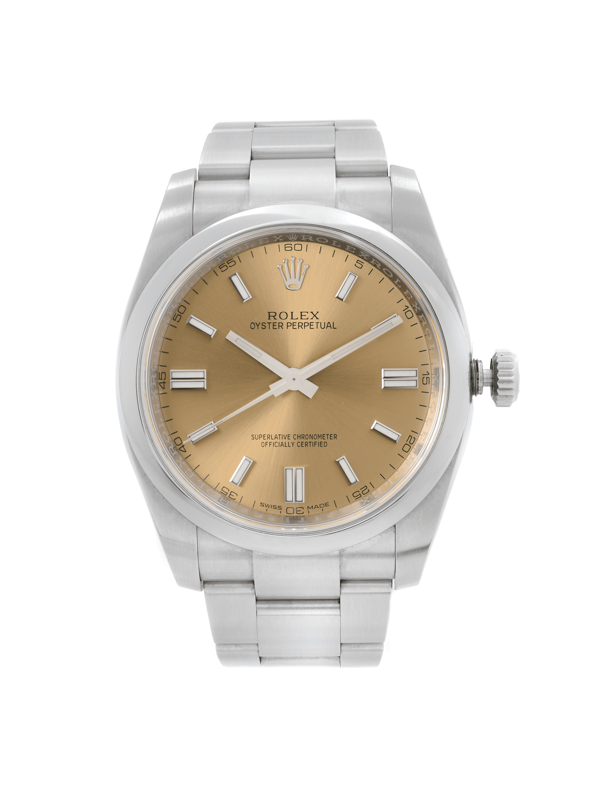 Rolex Oyster Perpetual 36mm Steel Grape 