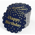 thumbnail image 4 of Inkdotpot 50 Pack Real Gold Foil Paper Tags Happy Birthday Favor Hang Tags, 4 of 6