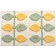 thumbnail image 1 of Alfombra de baño de microfibra, alfombra de baño para baño, alfombra de ducha, alfombra de baño para suelo de baño, absorbente de agua, suave, antideslizante Rojo Verde, 1 of 4