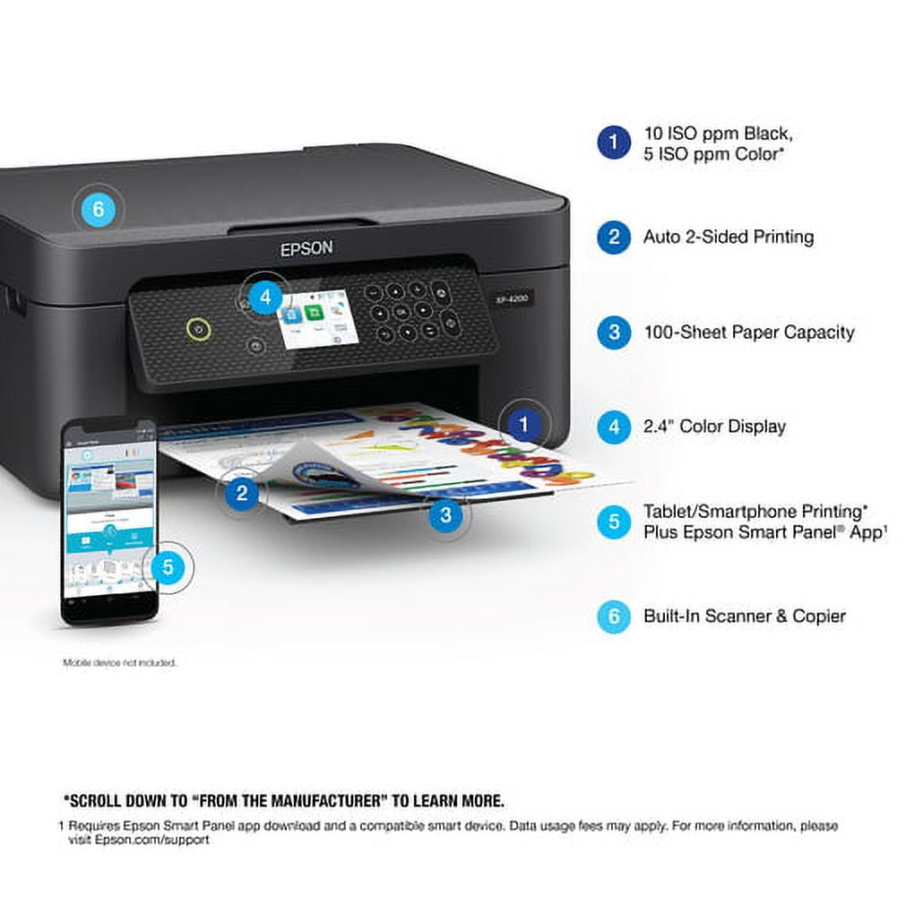 Epson Expression Home XP-4200 Wireless Color All-in-One Printer