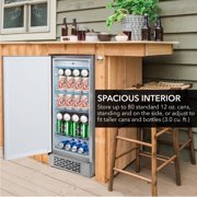 Whynter BOR-326FS 15″ Built-In Energy Star 3.0 cu. ft. Indoor/Outdoor Beverage Refrigerator Cooler Weatherproof in Stainless Steel