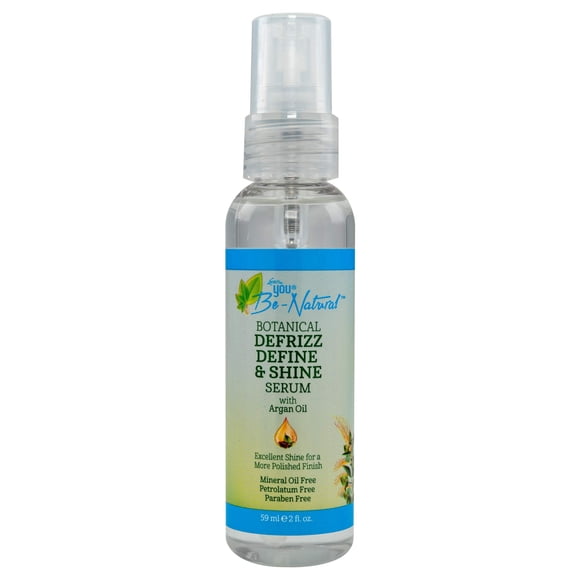 Lustre's You Be-Natural Botanical Defrizz Define & Shine Serum con aceite de argán 2 oz.