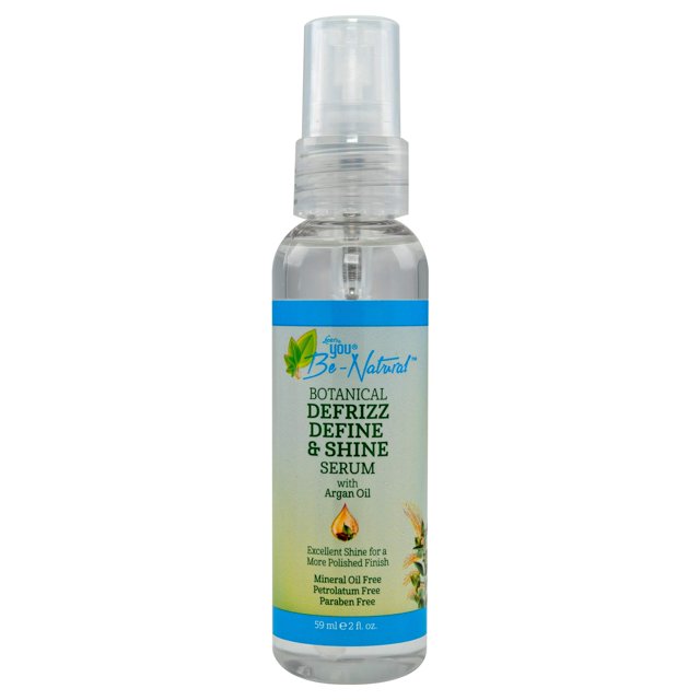 Lustre's You Be-Natural Botanical Defrizz Define & Shine Serum con aceite de argán 2 oz.