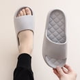 thumbnail image 4 of Shower Shoes for Women Men Comfort Anti-Slip Quick Drying Bath Slippers Open Toe Cloud Slides, 4 of 5