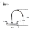 thumbnail image 3 of Llave Mezcladora Agua Fregadero O Tarja De Cocina Alfa  Cromado Manerales De Zinc, 3 of 3