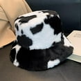thumbnail image 6 of YooGuoGuo Winter Soft Faux Fur Plush Bucket Hat, Lovely Fisherman Cap, Fashion Outdoor Thick Warm Sun Cap for Women, 6 of 7