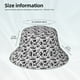 thumbnail image 3 of Balery Black White Halloween Sombreros para el sol para hombre y mujer, sombrero de pescador con UPF 50+, 3 of 6