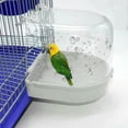 thumbnail image 2 of Bañera Para Pájaros Y Loros, Suministros De Baño Para Loros, Jaula Para Bañera Para Pájaros, Suministros Para Mascotas, Baño Para Pájaros, Ducha, Cubo De Pie, Espacio De Lavado Eigraketly PT001504-02, 2 of 5