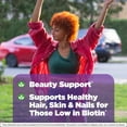 thumbnail image 4 of Natrol®  Beauty Biotin 5000mcg, Dietary Supplement for Healthy Hair, Skin, Nails and Energy Metabolism, 90 Strawberry-Flavored Fast Dissolve Tablets, 90 Day Supply, 4 of 9