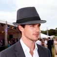 thumbnail image 5 of BadPiggies Elegant Fedora Hat for Men Women Short Brim Roll Up Trilby Hats with Embellishment Band (Gray), 5 of 7