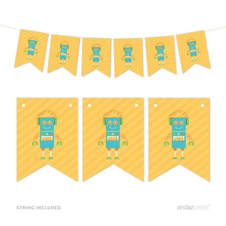 Pennant Party Banner Robot