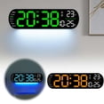 thumbnail image 2 of EDFBUYKRS Horloge à Affichage LED Fonctionnelle Horloge Murale Numérique Grande Horloge Murale Numérique Horloge Numérique Horloge Murale Horloge Murale Numérique Horloge Numérique, 2 of 3