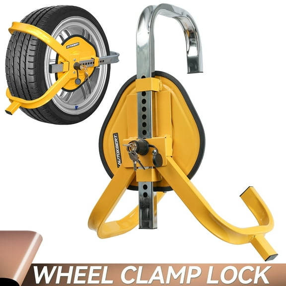 Anti Theft Wheel Clamp Lock Cars Trailer Caravan Security Car Locking Heavy Duty