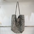 thumbnail image 3 of Bolsos de tela de gran capacidad para mujer, bolsos y carteras de diseñador de lujo, novedad 2023, en poliéster, con estampado de leopardo, para compras al hombro, 3 of 5