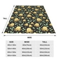 thumbnail image 3 of Bingfone Octopuses And Leaves Print Flannel Fleece Blanket Throw Blanket for Bed,Sofa,Couch,Travel,Camping(80"x60" ), 3 of 8
