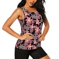 thumbnail image 2 of Sigee Lilies Flowers for Women's Workout Tank Top,Running Tank Tops,Sleeveless Gym Clothes, 2 of 8