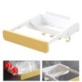 thumbnail image 2 of Baño Soporte para lavabo retráctil Cocina Estante de almacenamiento montado en la pared Toallero multifuncional con gancho Advancent HA000635-02B, 2 of 6