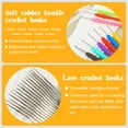 thumbnail image 2 of UzecPk Crochet Kit Beginners Crochet Hook Set with Crochet Yarn, 105 Pcs Portable Crochet Set with Ergonomic Crochet Hooks, Small Crochet Hooks, Travel Crochet Hook Case Full Knitting Crochet Supplies, 2 of 7