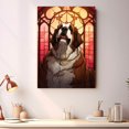 thumbnail image 2 of Saint Bernard Dogs Wall Art, Lovely Dog Canvas Art, Home living room décor, Pets Canvas - Dog Gift Valentines Day for Him and Her, 2 of 4