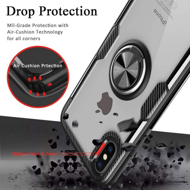 Coque de protection silicone transparente pour iPhone XR