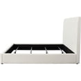 thumbnail image 5 of Diamond Sofa BROOKEQBEDIV 54 in. Brooke Boucle Bed with Vertical Channel Tuft, Ivory - Queen Size, 5 of 7