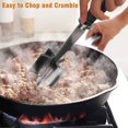 thumbnail image 4 of Lishi Heat Resistant Nylon Meat/Potato Masher - Non-stick Cookware Safe, Black, 4 of 5