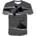 thumbnail image 1 of "Xishao Ropa Interior Hombre Camiseta De León 3D para Hombre, Camiseta con Estampado De Animales, Camiseta 3Dt con Patrón De Estilo 3D, Manga Corta De Tendencia De Verano" Xishao ropa, 1 of 1