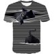 thumbnail image 1 of "Xishao Ropa Interior Hombre Camiseta De León 3D para Hombre, Camiseta con Estampado De Animales, Camiseta 3Dt con Patrón De Estilo 3D, Manga Corta De Tendencia De Verano" Xishao ropa, 1 of 1