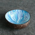 thumbnail image 3 of Lubelski Candy Bowls Compact Hand-Painted Coconut Shell Delicate Smooth Natural Bowls for Kids, 3 of 3