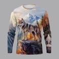 thumbnail image 2 of CONZONE Mens Tshirts Long Sleeve T-Shirts for Men Crew Neck Graphic Casual Summer Tee Tops, 2 of 4