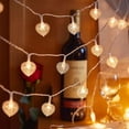 thumbnail image 5 of LED String Lights, Heart Shaped String Lights, Battery Operated Romantic Valentine's Day Decor, Colorful Warm Soft Light Indoor Outdoor Waterproof String Lights, 5 of 6