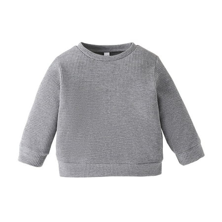 

Bjutir Casual Long Sleeve Tops For Toddler Multicolor Leisure Tee Vest Three Piece Sweatshirt Boys Girls Coat Pure Color Coat