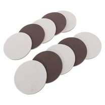 OUNONA 10pcs Adhesive Sandpaper With Flocking Sponge For Wet And Dry Sanding Extra Fine Grit For Car Paint And Metal Polishing