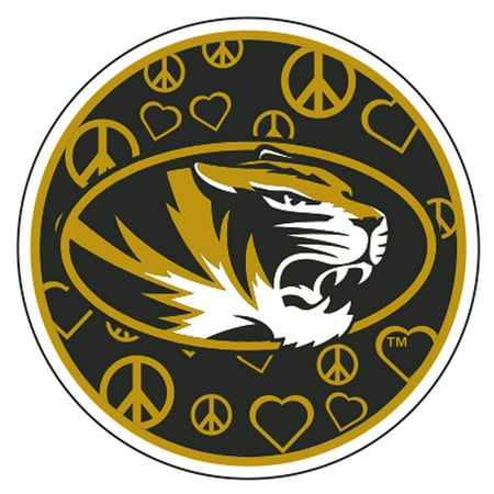 

Missouri Magnet (PEACE LOVE MIZZOU TIGER MAG (5 ) 5 in)