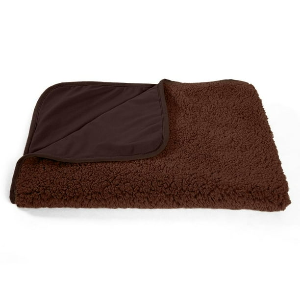 Pet Throw Blanket Sherpa Brown 30x40
