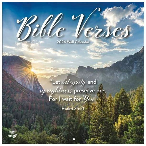 Turner Licensing, Bible Verses 2024 Mini Wall Calendar - Walmart.com