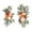 Orange, variant on S SERENABLE 2Pcs Silk Flowers Wedding Arch Flowers Door Floral Backdrop Artificial Flower Swag for Party Stage Performance Farmhouse Home Orange