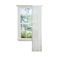 thumbnail image 4 of Mainstays Crushed Voile Indoor Single Curtain Panel, White, Polyester, 51"W x 84"L, Adult, 4 of 7