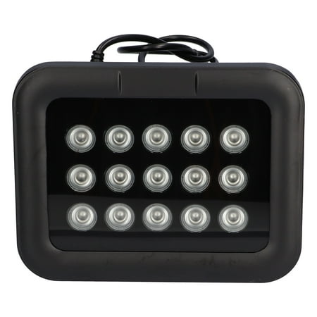 

Security Camera Fill-in Light 15 LED 12V 15W IP66 Waterproof with Intelligent Sensor Assistant Night Vision Infrared Lamp for Surveillance Camera Outdoor