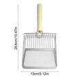 thumbnail image 2 of Lunxisen 2 Pcs Stainless Steel Cats Litter Scoopers Sturdy Metal With A Wide Sieving Surfaces For Efficient Filtration In Your Cats Litter Box., 2 of 9
