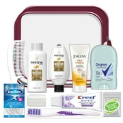 Convenience Kits International, Womens Deluxe 11 PC Travel Kit Featuring: Pantene Shampoo and Conditioner