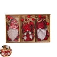 thumbnail image 5 of Opvise Eco-Friendly Hand-Carved Wooden Christmas Ornaments with Hemp Rope and Red Beads – Set of 3, 5 of 8