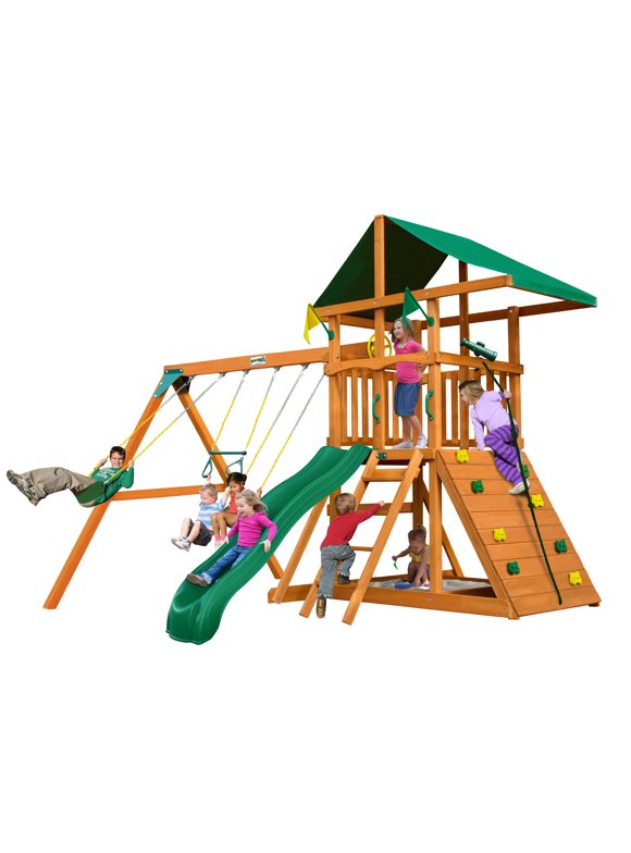 Wooden Swing Sets in Swing Sets